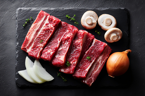 JPG 편집이미지 채소 식재료 양파 육류 요리 버섯 소고기 신선 갈비 레시피 건강식 요리준비 가교 편집실사 AI포토 AI콘텐츠 건축물 음식 CG 준비 파일형식