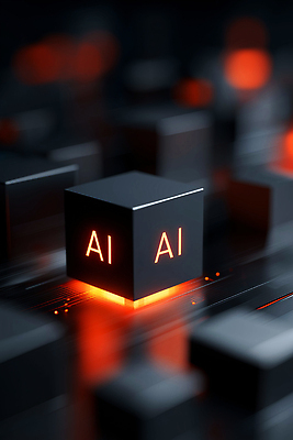 JPG 편집이미지 디자인 기술 전자제품 빛 컴퓨터 디지털 자료 키보드 큐브 혁명 소프트웨어 프로그래밍 AI_인공지능 이미지편집 AI컴퓨터그래픽 AI콘텐츠 컨셉 작업 개발 파일형식