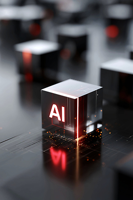 JPG 편집이미지 디자인 미래 기술 그래픽 컴퓨터 디지털 자료 정보 발전 큐브 혁명 반투명 프로그래밍 AI_인공지능 이미지편집 AI컴퓨터그래픽 AI콘텐츠 컨셉 전자제품 작업 개발 파일형식