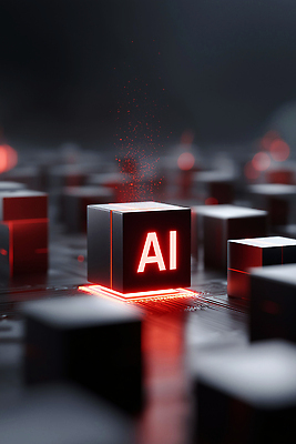 JPG 편집이미지 디자인 미래 기술 전자제품 컴퓨터 디지털 자료 발전 회로판 큐브 혁명 소프트웨어 AI_인공지능 이미지편집 AI컴퓨터그래픽 AI콘텐츠 컨셉 파일형식