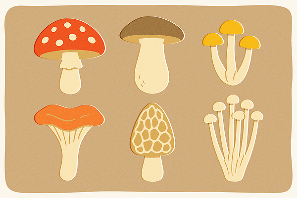 모양 식물 디자인 응시 예술 음식 컬러 백그라운드 일러스트 자연 생물 생활 그래픽 버섯 숲 생태계 창작 국내일러스트 AI파일 시선 파일형식 벡터