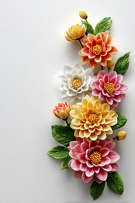 JPG 식물 편집이미지 디자인 꽃 예술 컬러 잎 자연 장식 표현 공예 배열 그림 화사함 뷰티풀 편집실사 AI포토 AI콘텐츠 컨셉 취미 CG 생태계 파일형식