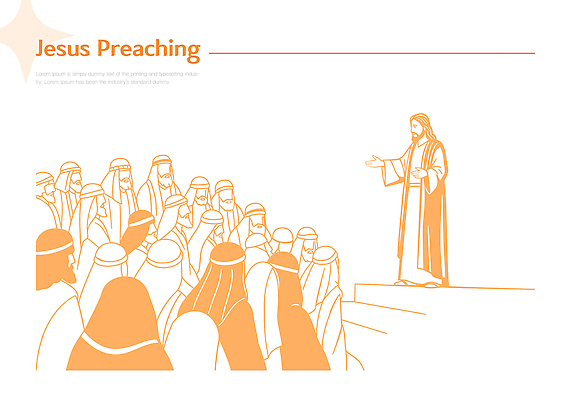 전통 옷 종교 문화 지도 일러스트 고대문명 이야기 대화 사람 여러명 성경 듣기 예수 가르침 군중 가치 설교 사상 예루살렘 국내일러스트 AI파일 교육 다수 종교용품 모션 말하기 신_종교 이스라엘 파일형식 벡터