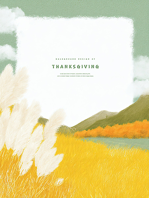 PSD 구름 계절 기념일 예술 백그라운드 일러스트 자연 풍경 초원 그래픽 노란색 평화 주황색 고요 수확 황금 그림 추수감사절 뷰티풀 색감 국내일러스트 자연요소 기독교 컬러 컨셉 농업 이벤트 생태계 파일형식