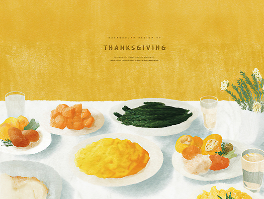 PSD 전통 접시 명절 음식 백그라운드 채소 과일 일러스트 가족 탁자 요리 라이프 식사 분위기 준비 나눔 담소 사교 국내일러스트 식기 기념일 가구 컨셉 관계 생활 파일형식