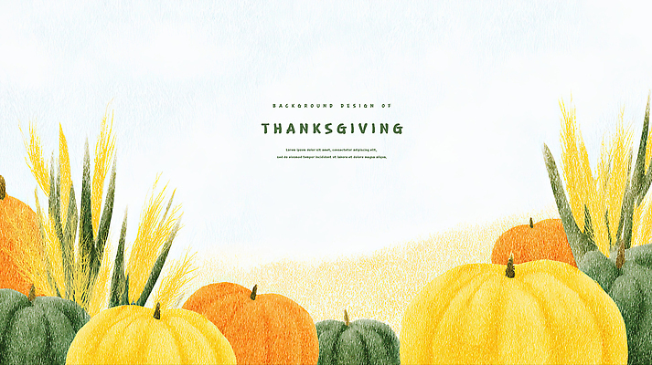 PSD 전통 기념일 농업 일러스트 호박 곡류 풍경 그래픽 장식 초록색 농작물 금색 수확 가을 추수감사절 색감 색채 국내일러스트 계절 산업 기독교 컬러 채소 이벤트 파일형식