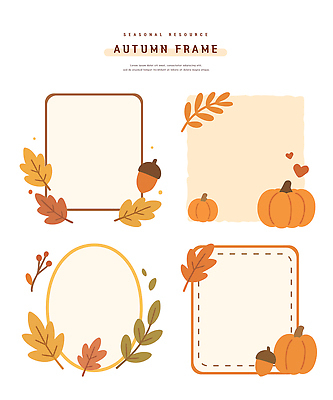 디자인 계절 컬러 백그라운드 패턴 일러스트 호박 나뭇잎 프레임 장식 귀여움 가을 메모지 공예 그림 심플 감성 창의성 국내일러스트 AI파일 카드프레임 컨셉 잎 무늬 채소 취미 사무용품 파일형식 벡터