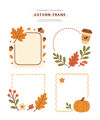 디자인 계절 커피 예술 컬러 백그라운드 패턴 일러스트 자연 호박 나뭇잎 프레임 그래픽 장식 사각형 가을 원형 오브젝트 소프트웨어 창의성 국내일러스트 AI파일 도형 음료 잎 무늬 채소 생태계 파일형식 벡터
