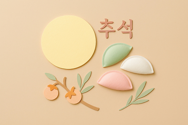 JPG 나무 편집이미지 전통 디자인 문화 음식 컬러 과일 가족 기념 장식 추석 축제 모임 보름달 달 가을 페이퍼아트 송편 뷰티풀 핸드메이드 편집실사 AI포토 AI콘텐츠 자연요소 식물 계절 명절 관계 떡 CG 파일형식