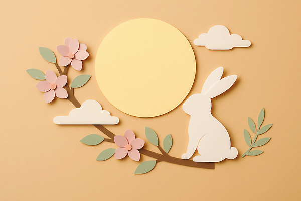 JPG 동물 구름 편집이미지 디자인 사계절 꽃 자연 풍경 장식 태양 평화 추석 봄 토끼 페이퍼아트 입체 오브젝트 수공예 색감 창의성 브랜딩 편집실사 AI포토 AI콘텐츠 자연요소 식물 계절 명절 컨셉 포유류 반려동물 공예 CG 생태계 파일형식