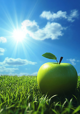 JPG 식물 구름 편집이미지 열매 자연 하늘 건강 풍경 잔디 여름 태양 농장 신선 사과 편집실사 AI컴퓨터그래픽 AI콘텐츠 자연요소 계절 농업 과일 CG 생태계 파일형식