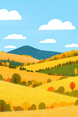 JPG 나무 일러스트 자연 하늘 날씨 거리 풍경 초원 평화 일몰 가을 시골 포근함 멀리 뷰티풀 색채 국내일러스트 AI일러스트 AI콘텐츠 식물 계절 컨셉 노을 감각 생태계 파일형식