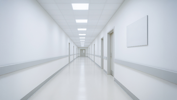 JPG 편집이미지 여유 의학 아침 조명 병원 환경 깨끗함 공간 환자 흰색 대기 복도 시설 편집실사 AI포토 AI콘텐츠 주간 감정 컬러 컨셉 CG 파일형식