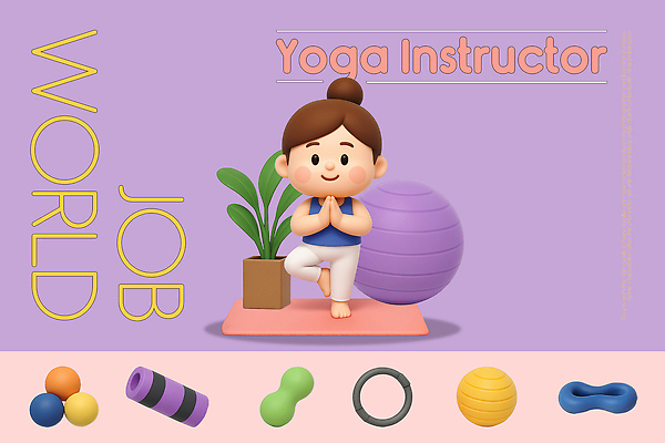 PSD 식물 편집이미지 웰빙 요가 휴식 건강 운동 3D 헬스 스트레칭 매트 균형 명상 자기개발 편집3D 컨셉 디지털합성 파일형식