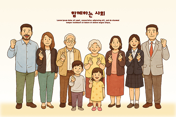 PSD 기념일 행복 포즈 일러스트 가족 함께함 따뜻함 사랑 웃음 이벤트 여러명 촬영 우정 모임 표현 분위기 친척 세대 소통 기념사진 국내일러스트 감정 다수 컨셉 관계 표정 사람 친구 파일형식