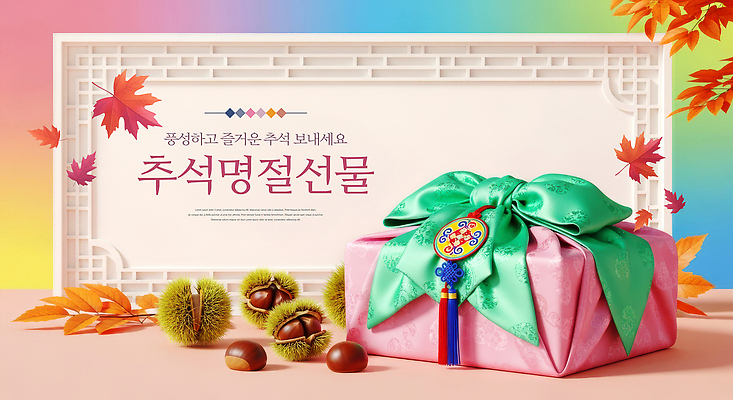 PSD 편집이미지 전통 명절 컬러 단풍 가족 한국 선물 사랑 장식 상자 추석 축제 가을 밤 감사 이미지편집 계절 기념일 감정 아시아 잎 관계 견과류 파일형식