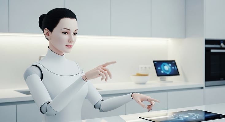 JPG 편집이미지 디자인 미래 기술 주방 기계 로봇 모던 혁명 인터페이스 자동화 터치스크린 휴머노이드 상호작용 AI_인공지능 이미지편집 AI컴퓨터그래픽 AI콘텐츠 컨셉 파일형식