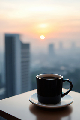 JPG 편집이미지 감정 커피 탁자 하늘 아침 한잔 따뜻함 풍경 건물 일몰 도시 저녁 조화 색감 차분 편집실사 AI포토 AI콘텐츠 주간 1 건축물 음료 가구 컨셉 노을 야간 CG 파일형식