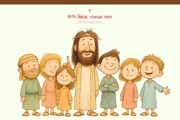 PSD 행복 기독교 종교 어린이 일러스트 가족 사랑 미소 친구 교회 우정 예수 그룹 초상화 공동체 교훈 반응 동심 국내일러스트 감정 관계 종교건축 표정 사람 건물 신_종교 그림 파일형식