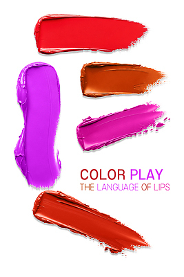 PSD 편집이미지 예술 컬러 화장 뷰티 화장품 립스틱 표현 화려 질감 조화 색감 강조 이미지편집 컨셉 파일형식