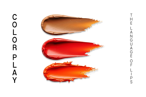 PSD 편집이미지 패션 컬러 빨간색 화장 뷰티 갈색 화장품 립스틱 질감 조화 색채 스타일 이미지편집 파일형식