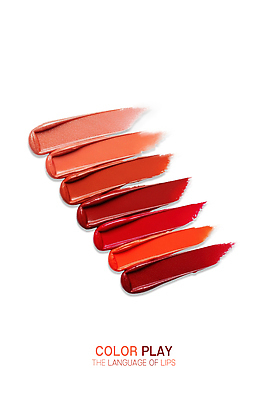 PSD 편집이미지 컬러 표면 화장 뷰티 화장품 매력적 립스틱 배열 이미지편집 컨셉 파일형식