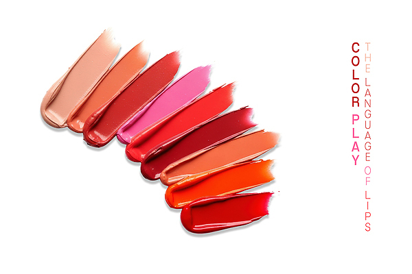 PSD 편집이미지 디자인 패션 포스터 컬러 화장 뷰티 화장품 매력적 립스틱 배열 스타일 이미지편집 컨셉 파일형식