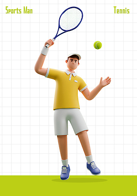 PSD 편집이미지 남자 스포츠 공 운동선수 서브 기술 경기 운동 코트 테니스 연습 땀 액션 프로 편집3D 건강 사람 3D 구기 외투 파일형식