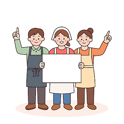 전통 일러스트 협력 표정 여러명 일상 평화 상점 기운 시장 상업 커뮤니티 활기 아르바이트 소통 참여 국내일러스트 민생회복소비쿠폰 AI파일 다수 컨셉 사람 라이프 파일형식 벡터 지원금