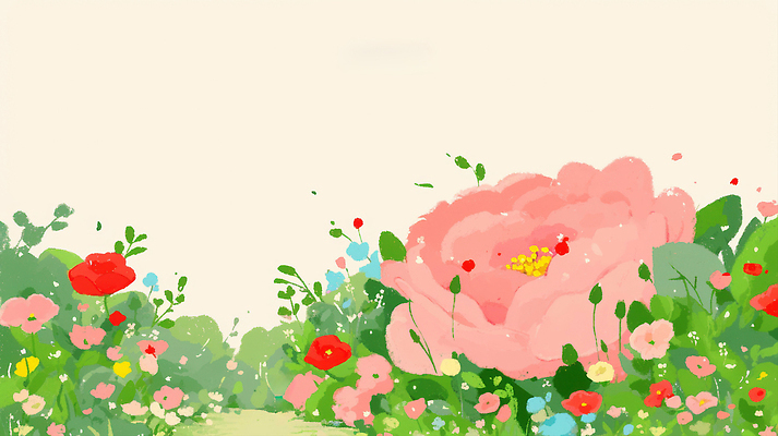 JPG 식물 꽃 여유 컬러 꽃밭 일러스트 자연 생명 바람 따뜻함 풍경 야외 햇빛 소풍 정원 봄 꽃집 화사함 뷰티풀 색감 국내일러스트 AI일러스트 AI콘텐츠 자연요소 계절 감정 컨셉 날씨 태양 야외활동 상점 생태계 파일형식