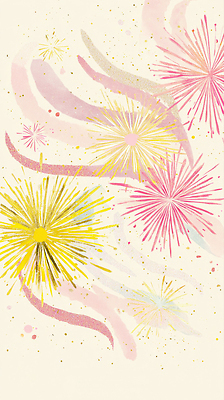 JPG 디자인 예술 컬러 백그라운드 패턴 곡선 일러스트 폭죽 축제 기쁨 표현 향수 즐거움 상쾌 풍선 뷰티풀 색채 생동감 창의성 동심 국내일러스트 AI일러스트 AI콘텐츠 감정 선 무늬 화장품 파일형식