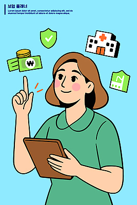 여자 돈 일러스트 비즈니스 건강 병원 관리 금융 태블릿 정보 절약 계획 분석 체크표시 서비스 상담 투자 보험 재정 국내일러스트 AI파일 컨셉 의학 사람 경제 전자제품 스마트기기 재산 확인 파일형식 벡터