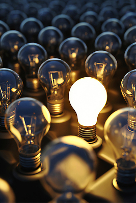 JPG 모양 편집이미지 디자인 전구 조명 아이디어 빛 어둠 에너지 중앙 전기에너지 창의성 편집실사 AI포토 AI콘텐츠 컨셉 CG 파일형식