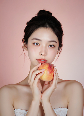 JPG 편집이미지 여자 과일 조명 표정 건강 사람 여름 사진촬영 매력적 우아함 피부 뷰티풀 의료성형뷰티 편집실사 AI포토 AI인물포토 AI콘텐츠 계절 컨셉 신체부위 촬영 CG 파일형식