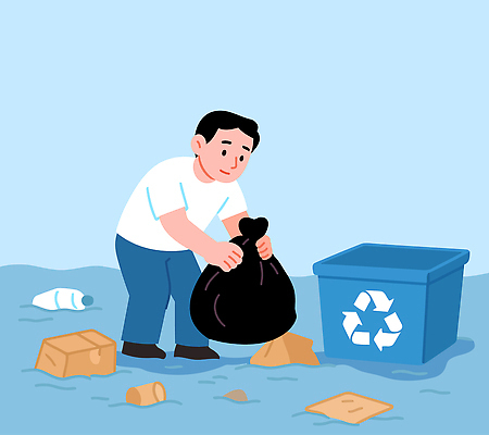 지구 일러스트 모션 자연 소년 해변 일상 자연보호 재활용 봉사 오염 쓰레기 청소 쓰레기봉투 공동체 쓰레기줍기 해양오염 국내일러스트 AI파일 남자 어린이 바다 봉투 라이프 도움 환경오염 보호 친환경 생태계 파일형식 벡터 줍기