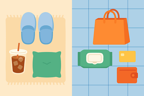 웰빙 디자인 여유 음료 생활용품 쿠션 가방 일러스트 가정 휴식 슬리퍼 일상 공간 편안함 배열 오브젝트 향기 정리 리빙 생필품 스타일 국내일러스트 AI파일 잡화 감정 신발 컨셉 라이프 감각 냄새 파일형식 벡터