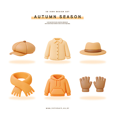 모양 PSD 편집이미지 모자 디자인 옷 패션 컬러 장갑 장신구 세트 스카프 가을 스웨터 후드티셔츠 스타일 편집3D 잡화 계절 상의 티셔츠 3D 목도리 파일형식