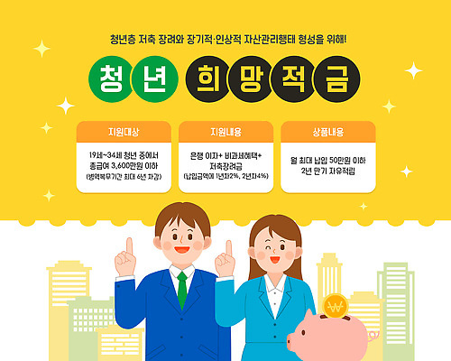 일러스트 청년 생활 금융 희망 저축 정보 알림 상담 순서 금리 기획안 소득 적금 적금통장 정책 제도 지원 혜택 지원금 국내일러스트 청년도약계좌 AI파일 감정 성인 경제 통장 기획 파일형식 벡터 청년정책