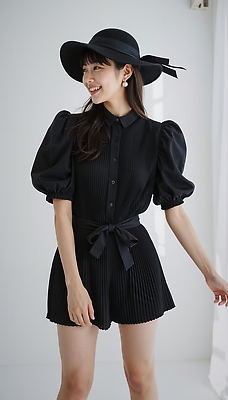 JPG 모델 편집이미지 모자 드레스 여자 패션 포즈 스튜디오 미소 검은색 촬영 도시 분위기 우아함 의료성형뷰티 스타일 편집실사 AI포토 AI인물포토 AI콘텐츠 잡화 옷 컬러 컨셉 표정 사람 CG 파일형식