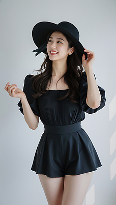 JPG 모델 편집이미지 모자 여자 패션 감정 포즈 스튜디오 실내 미소 촬영 뷰티풀 의료성형뷰티 스타일 편집실사 AI포토 AI인물포토 AI콘텐츠 잡화 표정 사람 내부 CG 파일형식