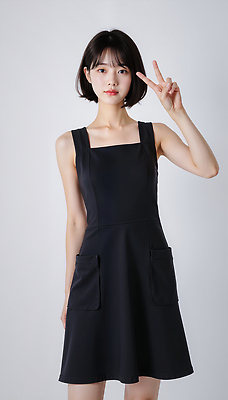 JPG 모델 편집이미지 헤어스타일 옷 원피스 여자 패션 포즈 미소 여름 청춘 뷰티 검은색 촬영 의료성형뷰티 스타일 편집실사 AI포토 AI인물포토 AI콘텐츠 계절 컬러 컨셉 표정 사람 CG 파일형식