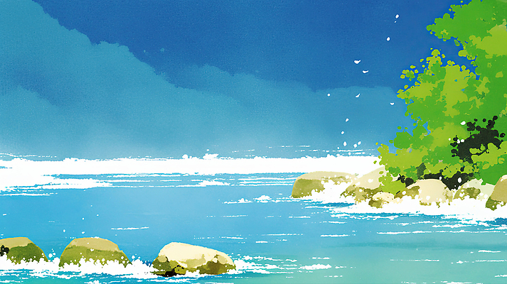 JPG 나무 파도 바다 일러스트 자연 하늘 바람 풍경 해변 평화 일출 정원 소리 일몰 벚꽃 시세 조용 뷰티풀 국내일러스트 AI일러스트 AI콘텐츠 자연요소 식물 꽃 컨셉 날씨 금융 노을 생태계 파일형식