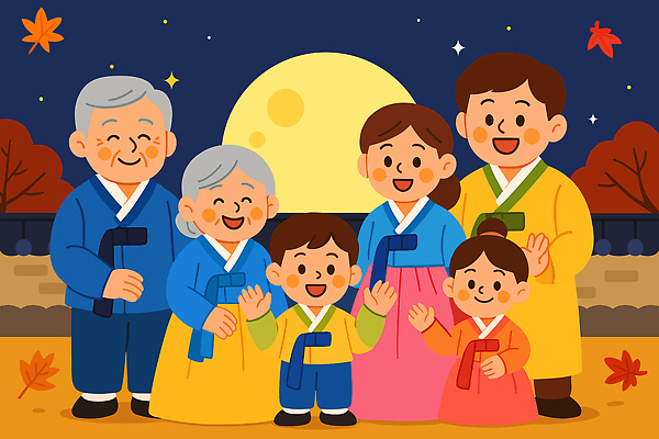 전통 남자 행복 문화 얼굴 어린이 포즈 일러스트 가족 자연 한국 따뜻함 사랑 미소 추석 모임 가을 저녁 한복 소중 달빛 국내일러스트 AI파일 한국전통 계절 명절 감정 아시아 컨셉 관계 표정 사람 신체부위 달 야간 전통의상 생태계 파일형식 벡터