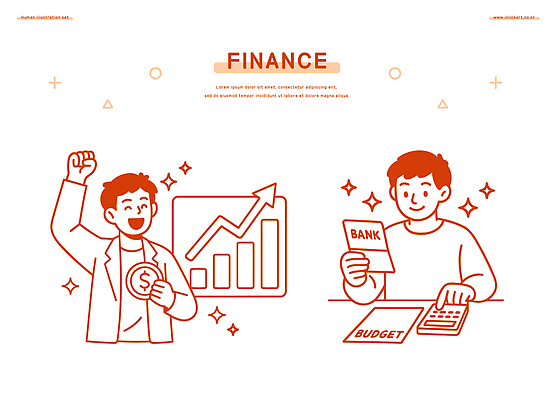 남자 일러스트 성공 회의 관리 금융 경제 성장 재산 계획 분석 보고서 은행 투자 전략 수익 서류판 재정 투기 비용 국내일러스트 AI파일 예산군 컨셉 비즈니스 사람 사무용품 충청남도 파일형식 벡터