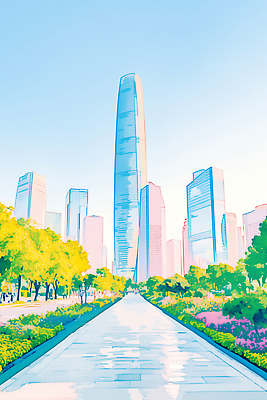 JPG 공원 건축 꽃 문화 여유 일러스트 자연 휴식 거리 풍경 건물 일상 고층빌딩 산책 도시 방문객 뷰티풀 국내일러스트 AI일러스트 AI콘텐츠 식물 건축물 공공시설 감정 컨셉 빌딩 라이프 생태계 파일형식