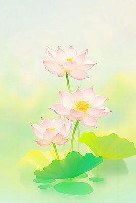 JPG 식물 꽃 여유 잎 일러스트 자연 연꽃 풍경 여름 평화 정원 시세 수중식물 연습 연잎 생태계 화사함 뷰티풀 색감 국내일러스트 AI일러스트 AI콘텐츠 계절 감정 컨셉 금융 파일형식