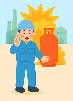 산업 일러스트 공장 경고 안전 환경 긴급 보호 안전장비 위험 폭발 사건 준비 화재 가스 작업자 국내일러스트 AI파일 컨셉 공업 장비 파일형식 벡터