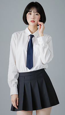 JPG 모델 편집이미지 여자 패션 교복 청소년 미소 분위기 의료성형뷰티 세련 편집실사 AI포토 AI인물포토 AI콘텐츠 옷 컨셉 표정 사람 CG 파일형식