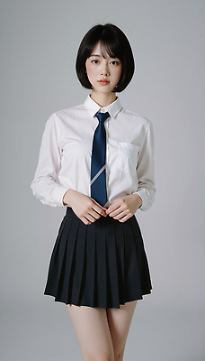 JPG 편집이미지 옷 패션 교복 포즈 백그라운드 넥타이 학습 청춘 모던 의료성형뷰티 스타일 세련 편집실사 AI포토 AI인물포토 AI콘텐츠 잡화 교육 컨셉 CG 파일형식