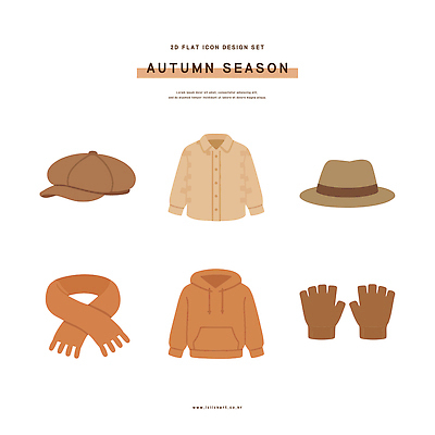 모자 디자인 옷 계절 패션 컬러 장갑 일러스트 아이디어 유행 스카프 가을 후드티셔츠 스타일 국내일러스트 AI파일 잡화 컨셉 티셔츠 목도리 파일형식 벡터